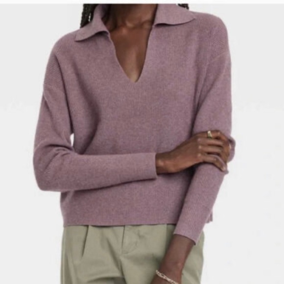 a new day Sweaters - A New Day Collard Sweater